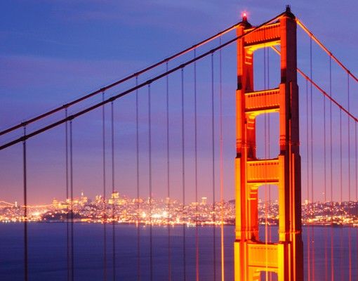 Boite aux lettres - Golden Gate Bridge At Night