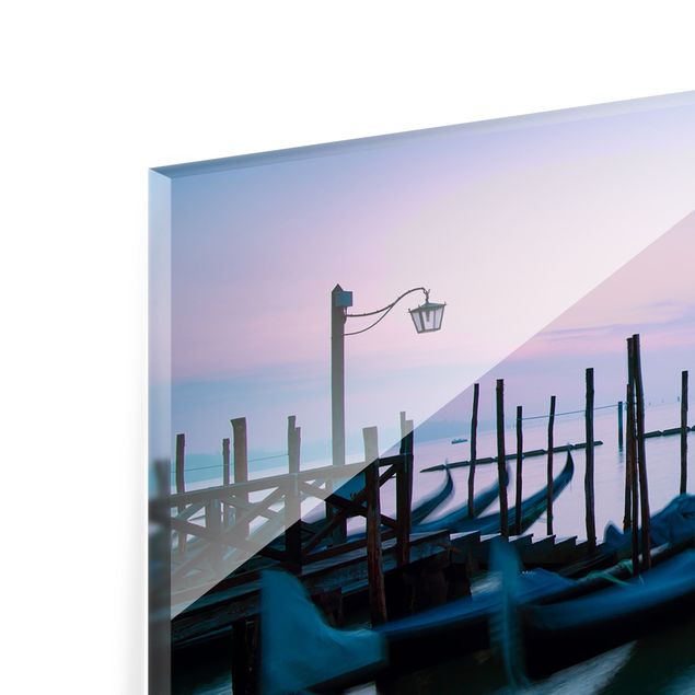 Fond de hotte - Gondola in Venice At Sunset - Format paysage 2:1