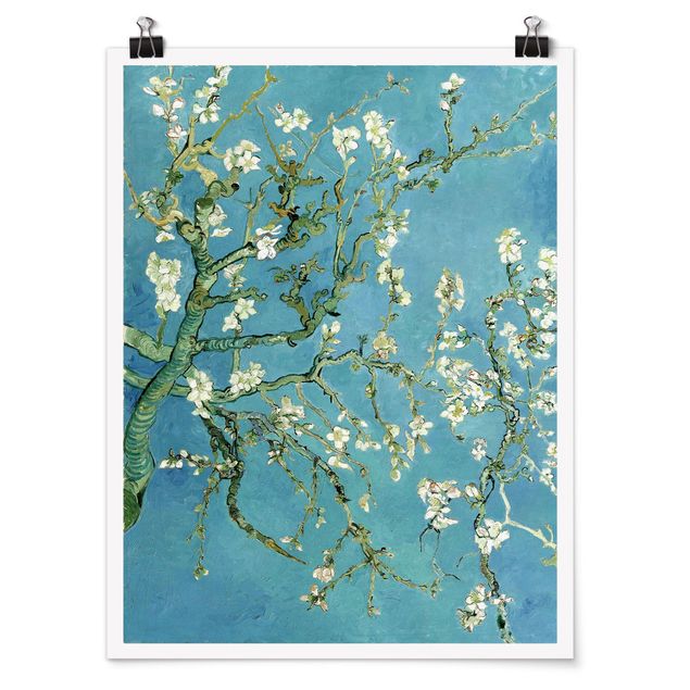 Tableau en pointillisme Vincent Van Gogh - Fleurs d'amandier
