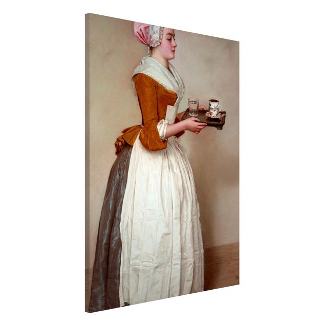 Tableaux Artistiques Jean Etienne Liotard - La jeune fille en chocolat