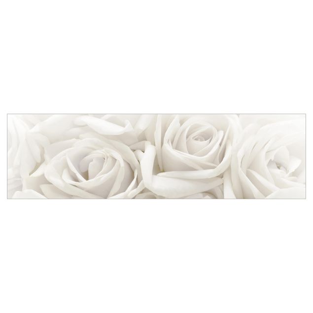 Revêtement mural cuisine - White Roses