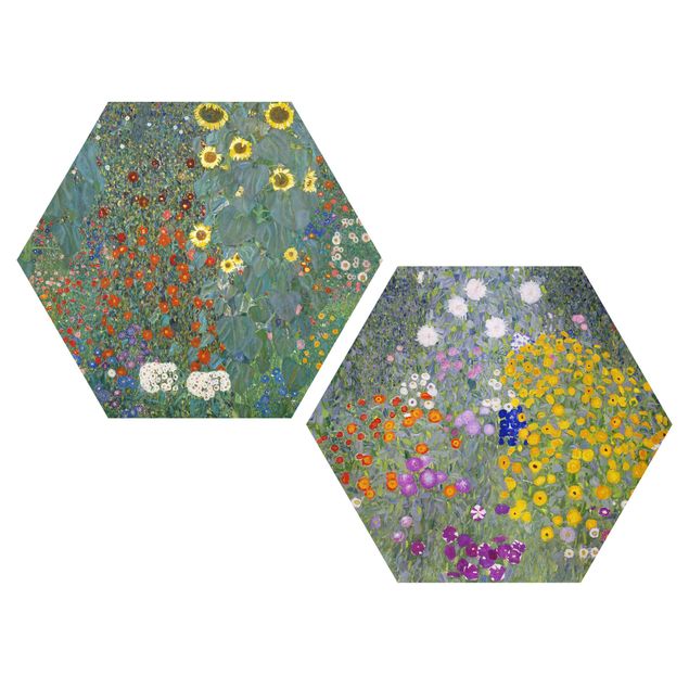 Tableau moderne Gustav Klimt - Le jardin vert