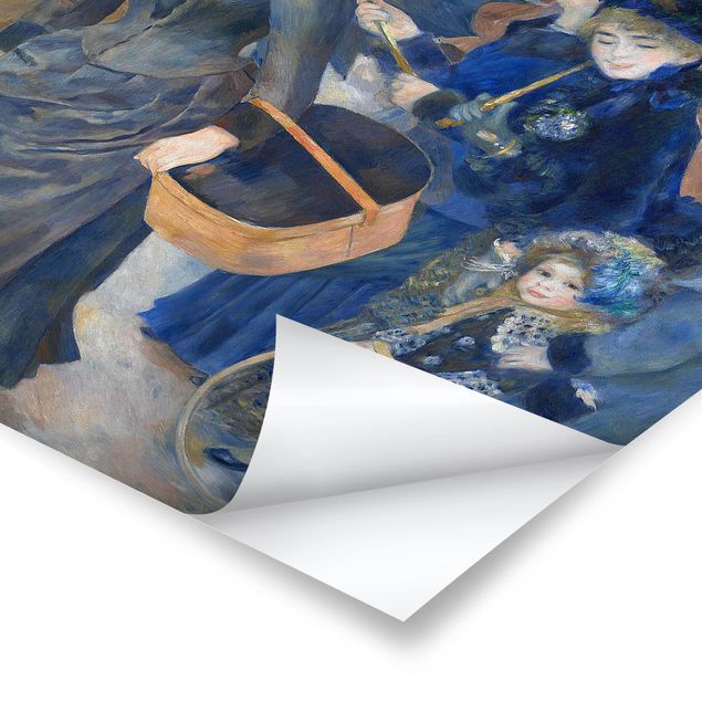 Tableau deco bleu Auguste Renoir - Parapluies