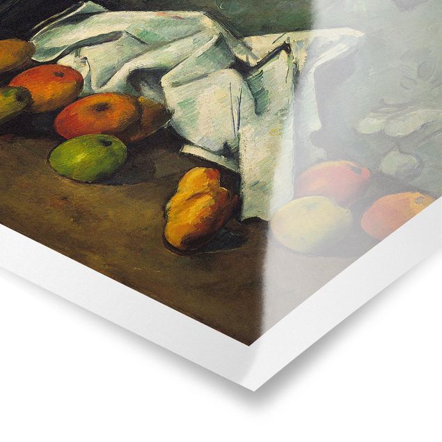 Tableau reproduction Paul Cézanne - Nature morte avec bidon de lait et pommes