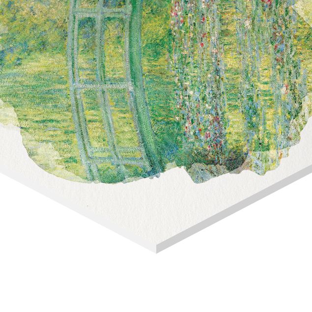 Tableau forex Aquarelles - Claude Monet - Pont Japonais