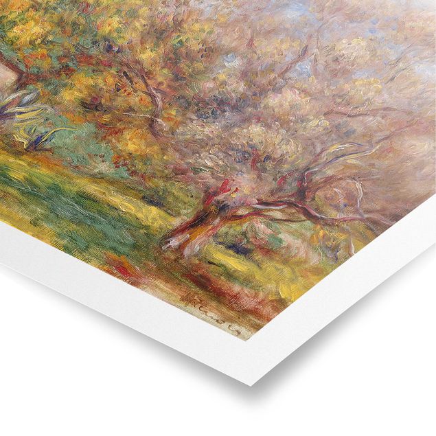Tableaux Artistiques Auguste Renoir - Jardin d'oliviers