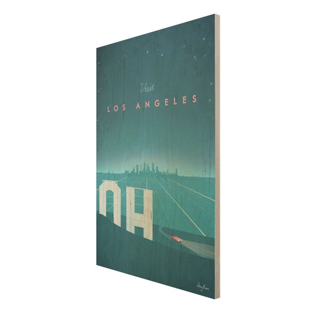 Tableaux de Henry Rivers Poster de voyage - Los Angeles