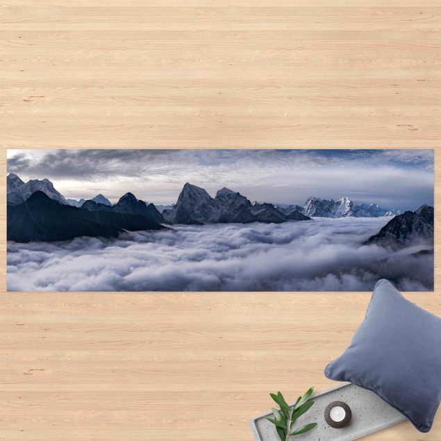 tapis extérieur Mer de nuages dans l'Himalaya