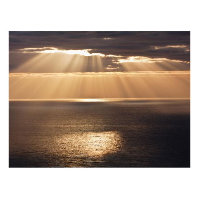 Tableau paysage Rayons de soleil sur l'océan