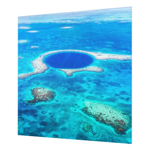 Fond de hotte - Lighthouse Reef Of Belize  - Carré 1:1
