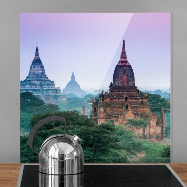 Déco murale cuisine Parc du temple de Bagan