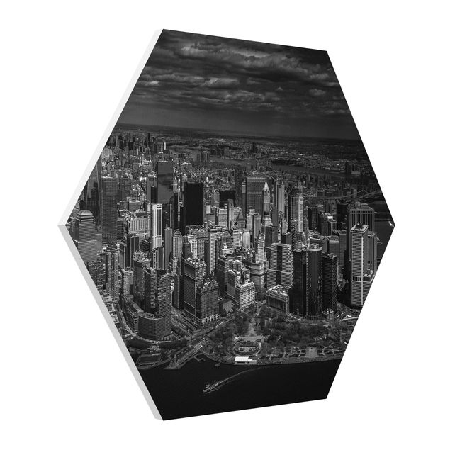 Tableau ville New York - Manhattan vu du ciel