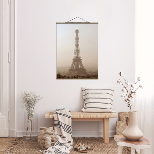 Tableau vintage Tour Eiffel