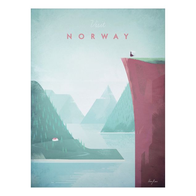 Tableau paysages Poster de voyage - Norvège