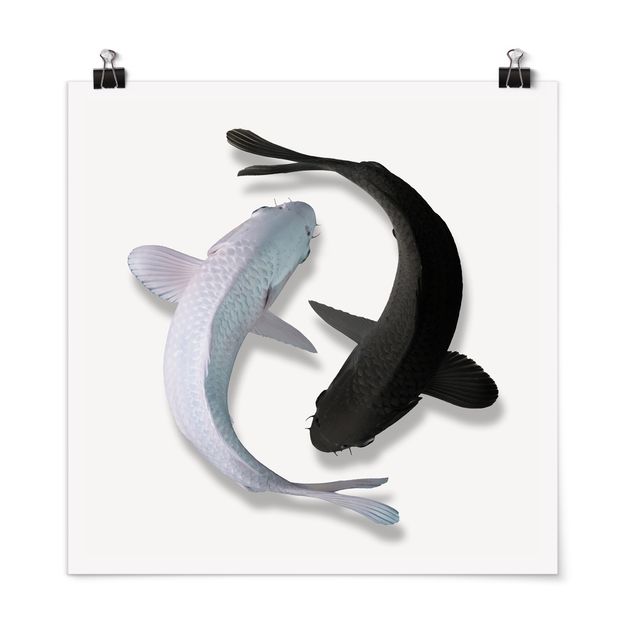 Tableaux modernes Poisson Ying Yang