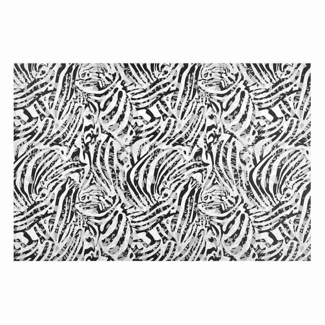 Tableaux zèbre Zebra Pattern In Shades Of Grey