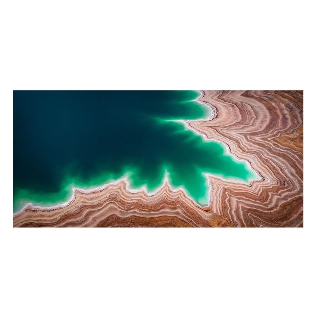 Tableau paysage Paysage en couches à la mer Morte