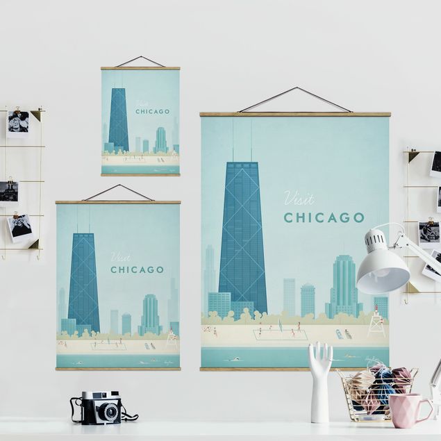 Tableaux de Henry Rivers Poster de voyage - Chicago