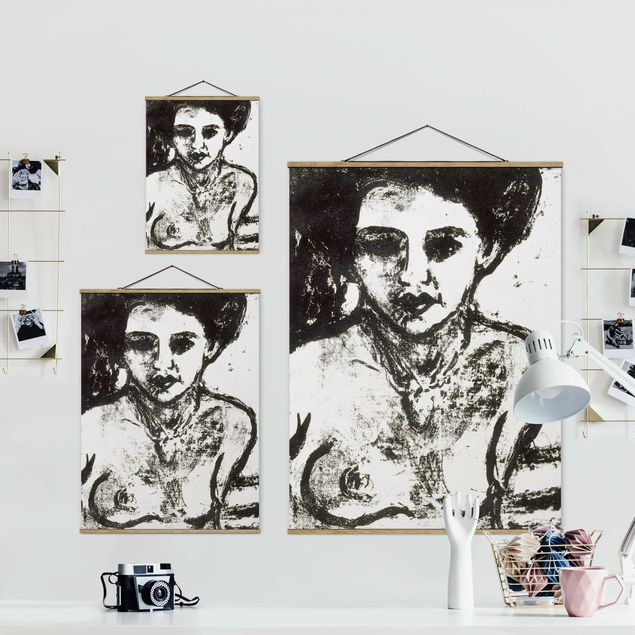 Tableaux noir et blanc Ernst Ludwig Kirchner - L'enfant de l'artiste