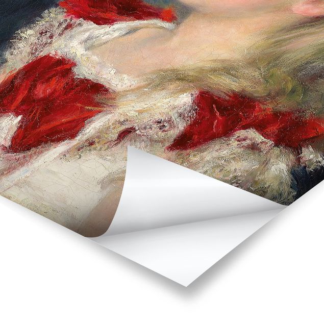 Tableaux Renoir Auguste Renoir - Mademoiselle Grimprel avec un ruban rouge