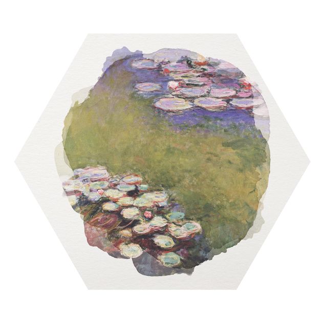 Tableaux modernes Aquarelles - Claude Monet - Nénuphars