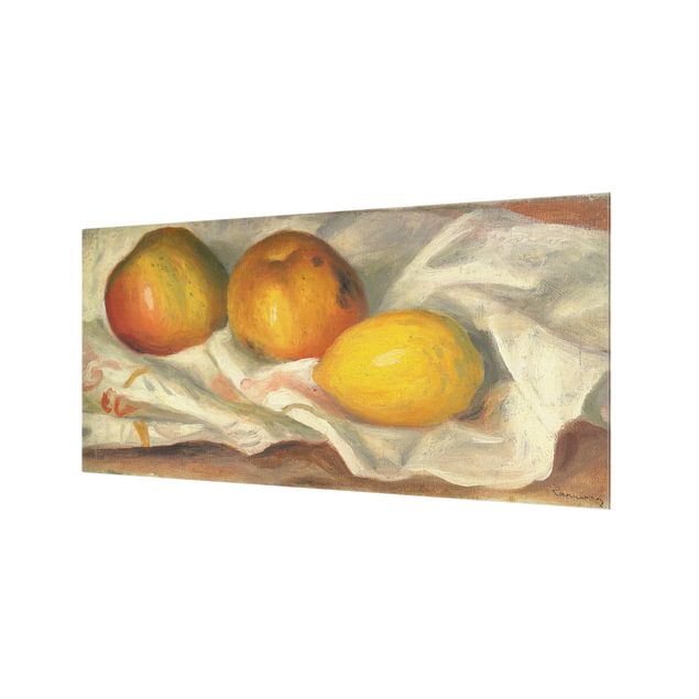 Renoir tableau Auguste Renoir - Deux pommes et un citron