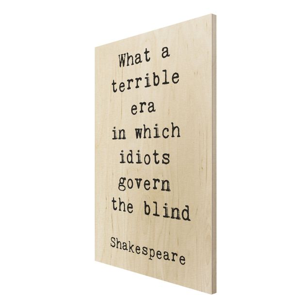 Tableaux de Andrea Haase What A Terrible Era Shakespeare
