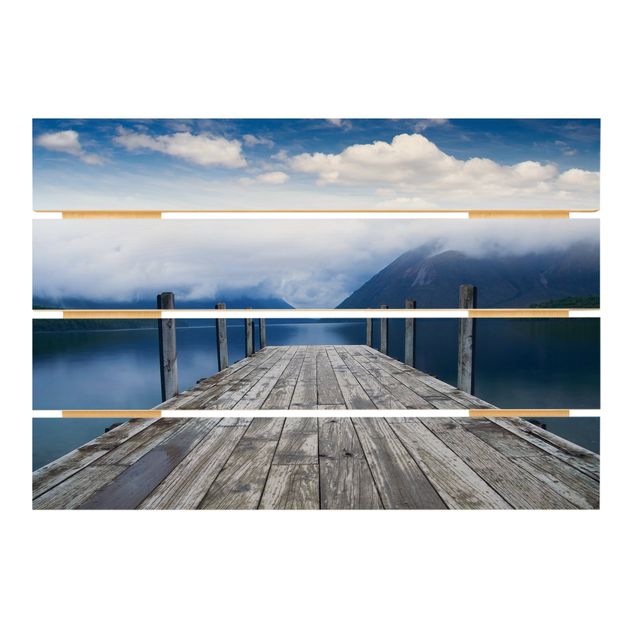 Tableaux en bois Parc national des lacs Nelson, Nouvelle-Zélande