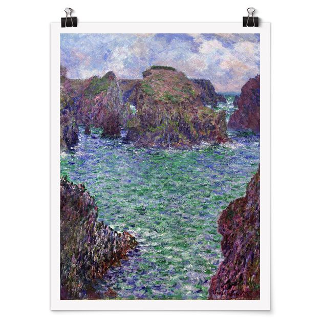 Tableau bord de mer Claude Monet - Port-Goulphar, Belle-Île