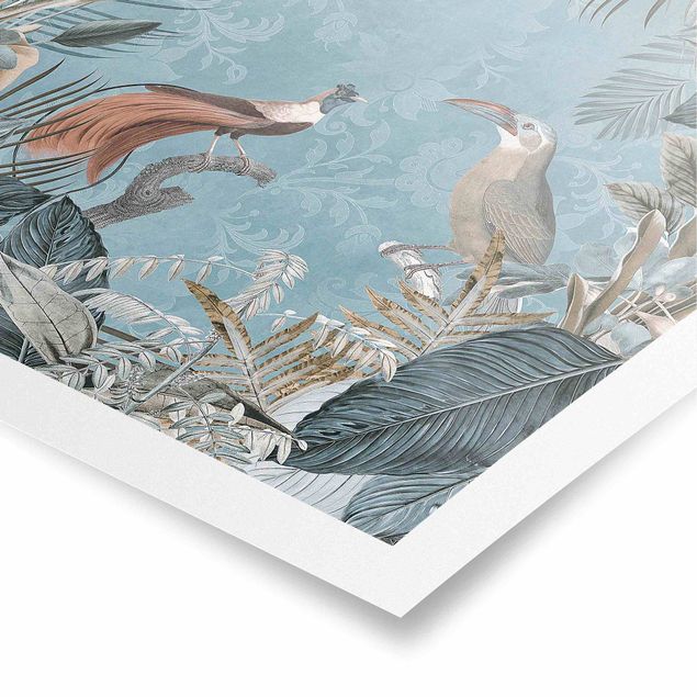 Tableaux de Andrea Haase Collage vintage - Oiseaux du Paradis