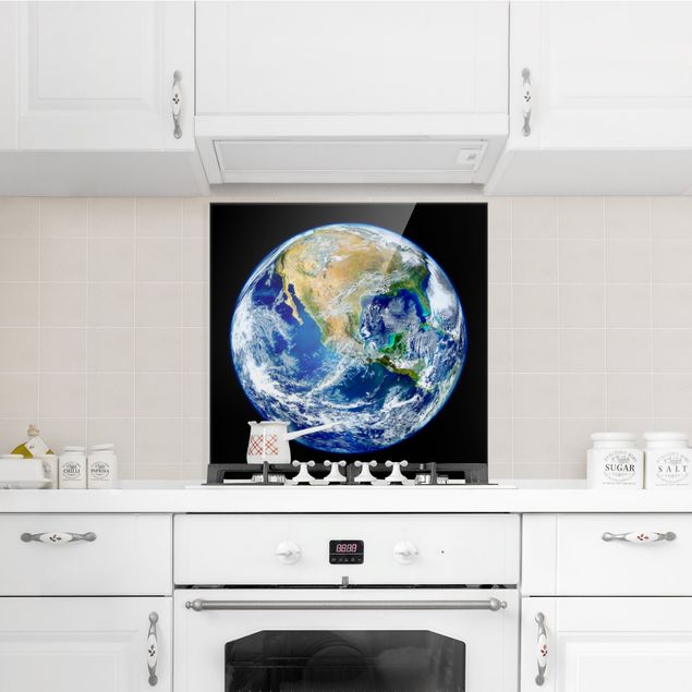 crédence cuisine en verre Image de la NASA Notre Terre
