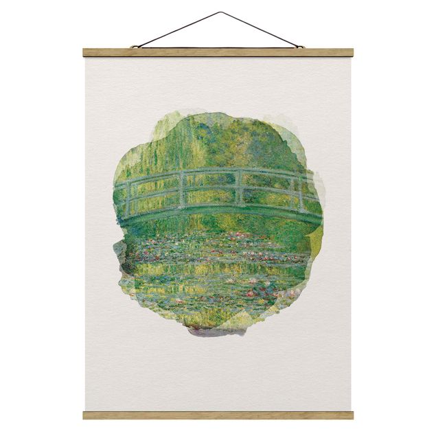 Tableaux Artistiques Aquarelles - Claude Monet - Pont Japonais