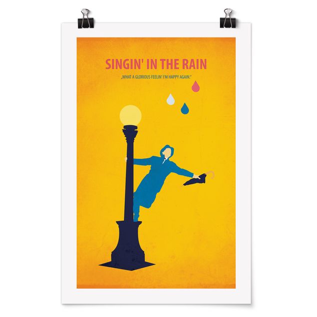 Tableaux reproduction Affiche de film Singing In The Rain