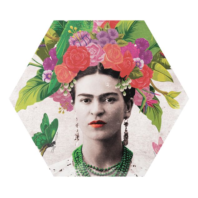 Tableaux animaux Frida Kahlo - Portrait de fleurs