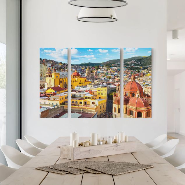 Tableaux moderne Maisons colorées Guanajuato