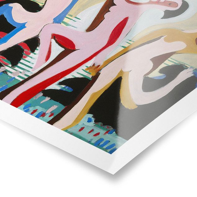 Tableaux nu Ernst Ludwig Kirchner - Danse des couleurs
