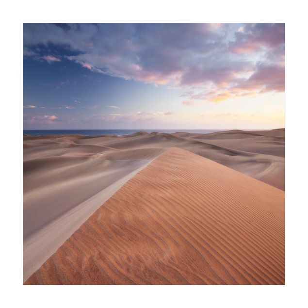 grand tapis beige Vue des dunes
