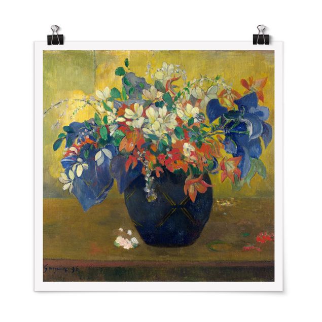 Décoration artistique Paul Gauguin - Fleurs dans un vase