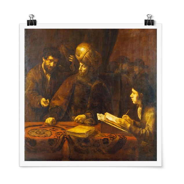 Tableau baroque Rembrandt Van Rijn - Parabole des laboureurs