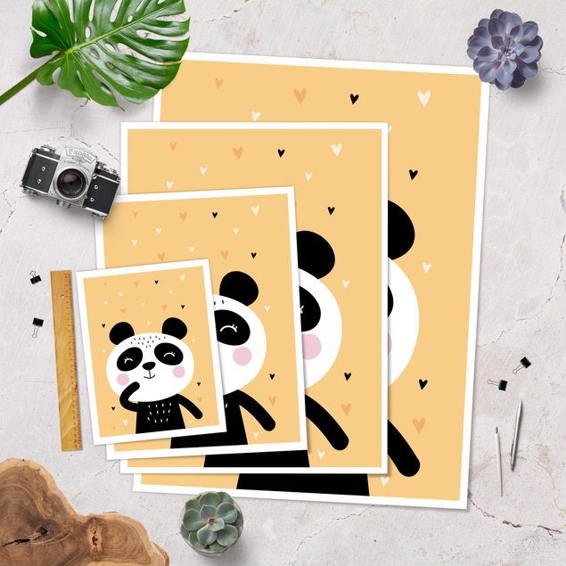 Posters Le Panda le plus heureux