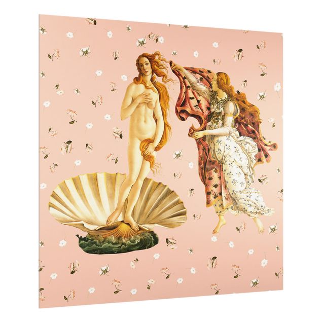 Tableaux de Uta Naumann La Vénus de Botticelli en rose