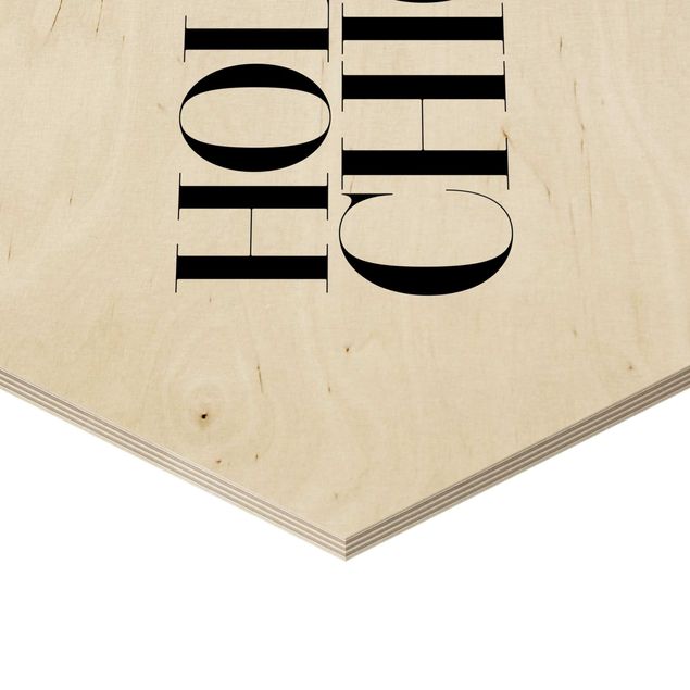 Hexagone en bois - Holy Chic & Vogue