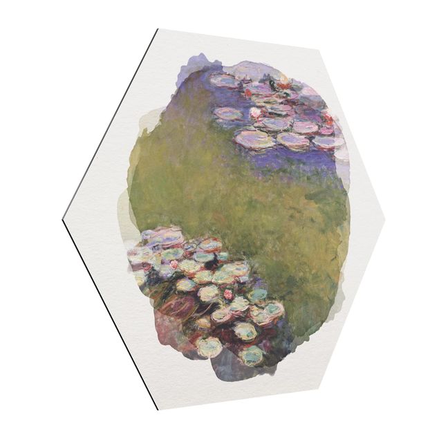 Tableau artistique Aquarelles - Claude Monet - Nénuphars