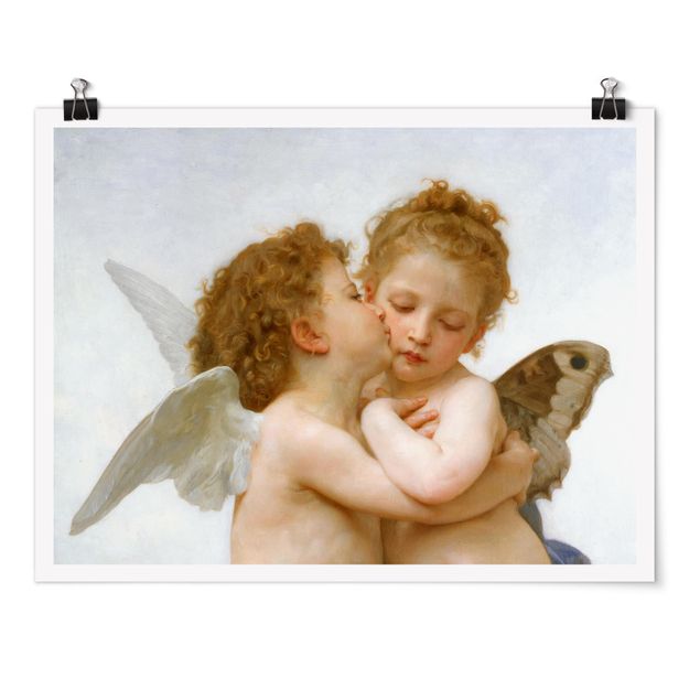 Tableaux zen William Adolphe Bouguereau - Le premier baiser