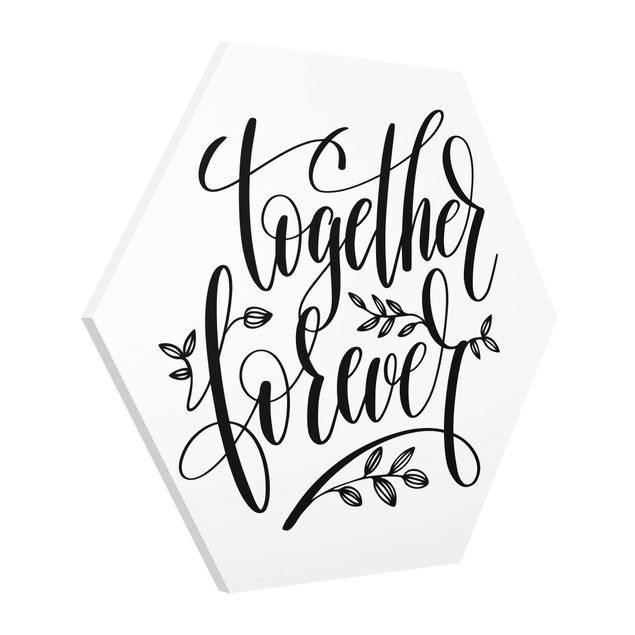 Tableaux citations Together Forever - Ensemble pour toujours