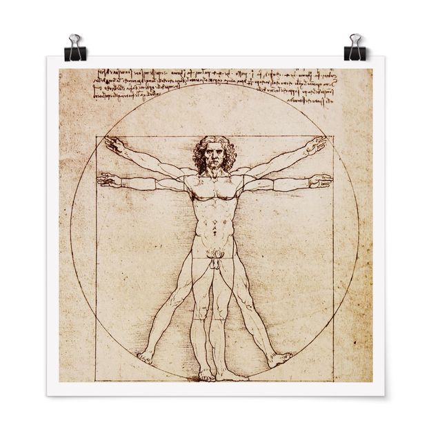 Tableau vintage Da Vinci