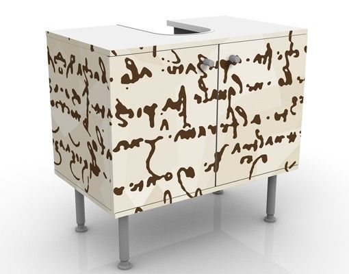 Meubles sous lavabo design - Da Vinci Manuscript