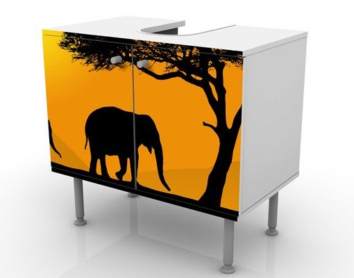 Meubles sous lavabo design - African Elephant Walk