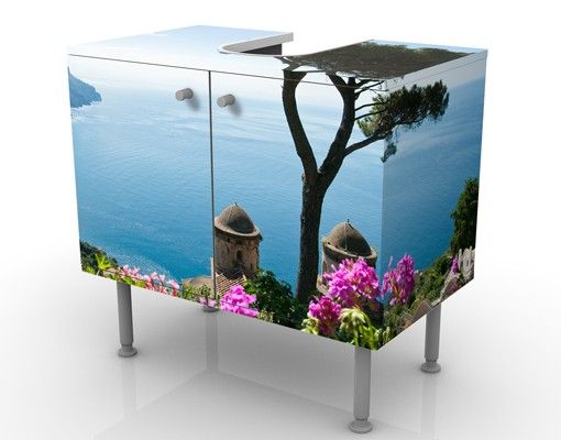 Meubles sous lavabo design - View From The Garden Over The Sea