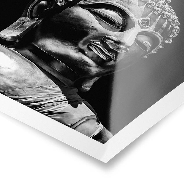Tableaux de Uwe Merkel Visage de Statue de Bouddha